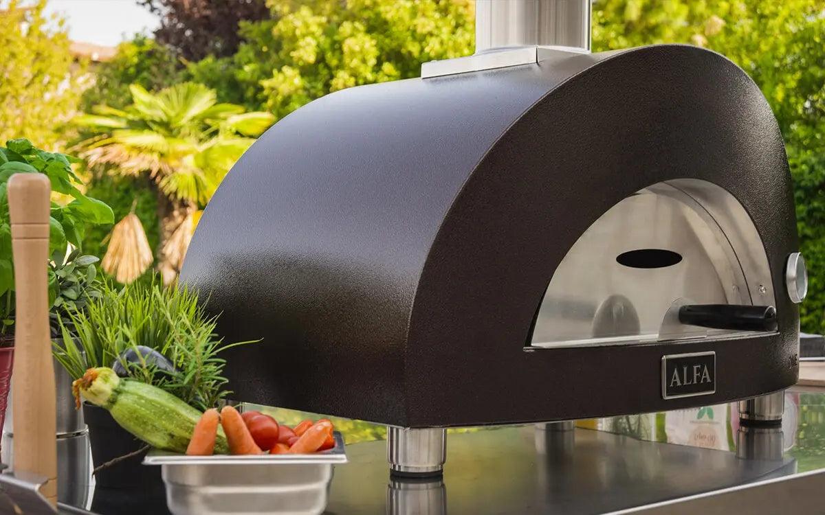 Stainless Steel Wood-Fired Pizza Oven with Pyrometer and Mini Pizza Peel - view 9