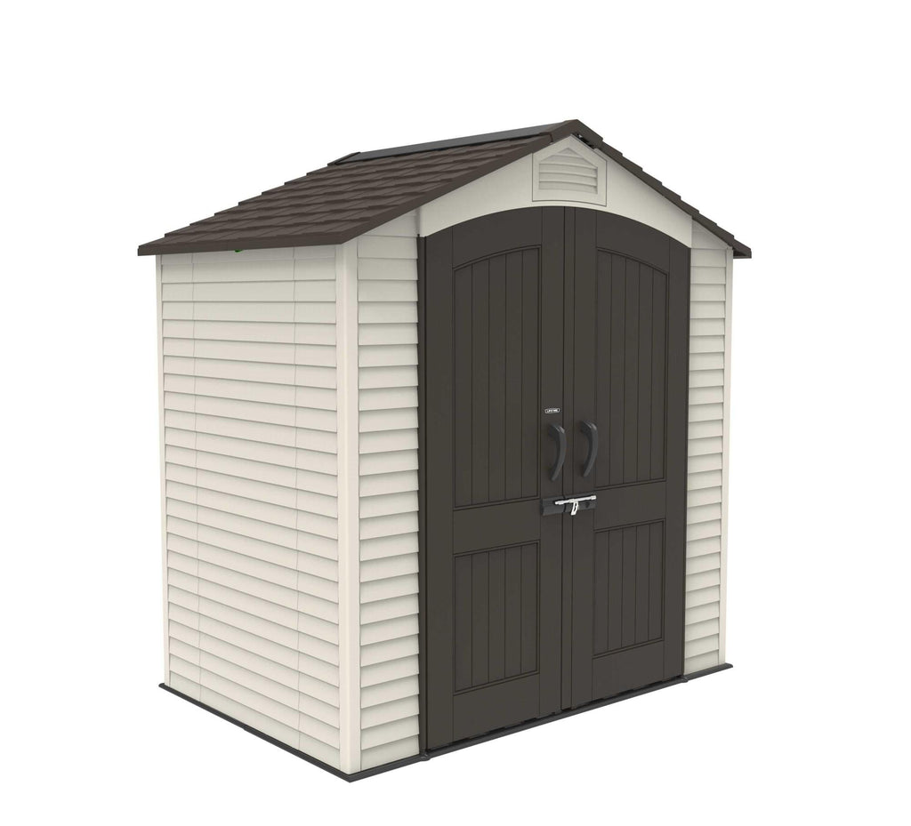 Steel-Reinforced HDPE Garden Shed 2.1 x 1.4 m (7 x 4.5 ft) with Shelves - view 33