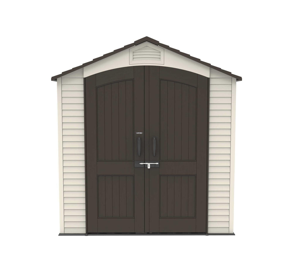Steel-Reinforced HDPE Garden Shed 2.1 x 1.4 m (7 x 4.5 ft) with Shelves - view 34