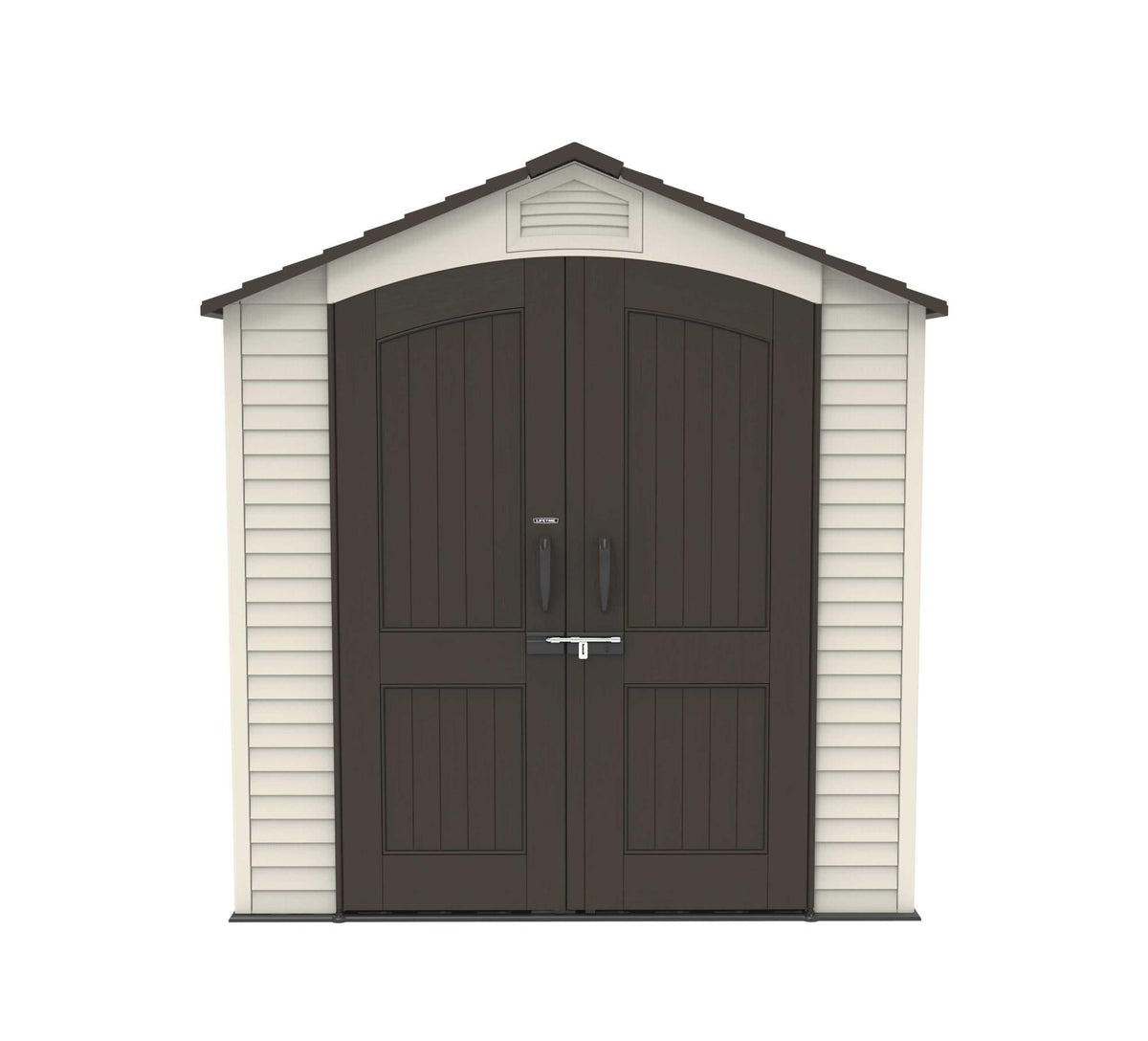 Steel-Reinforced HDPE Garden Shed 2.1 x 1.4 m (7 x 4.5 ft) with Shelves - view 34