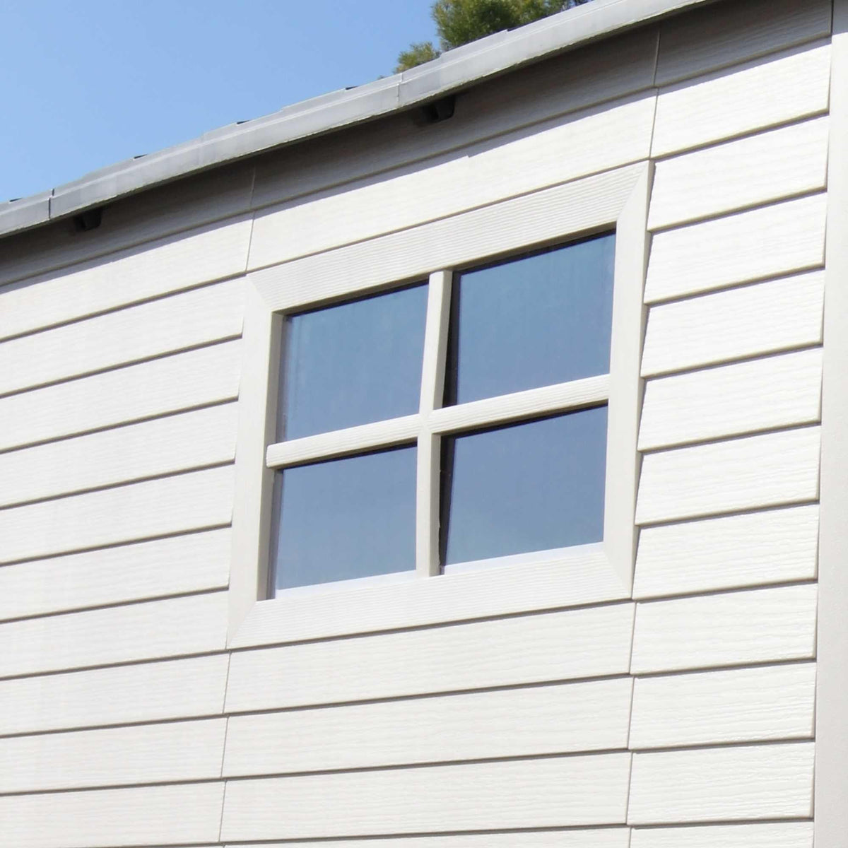 Steel-Reinforced HDPE Garden Shed 2.1 x 2.1 m (7 x 7 ft) with Two Windows - image 15