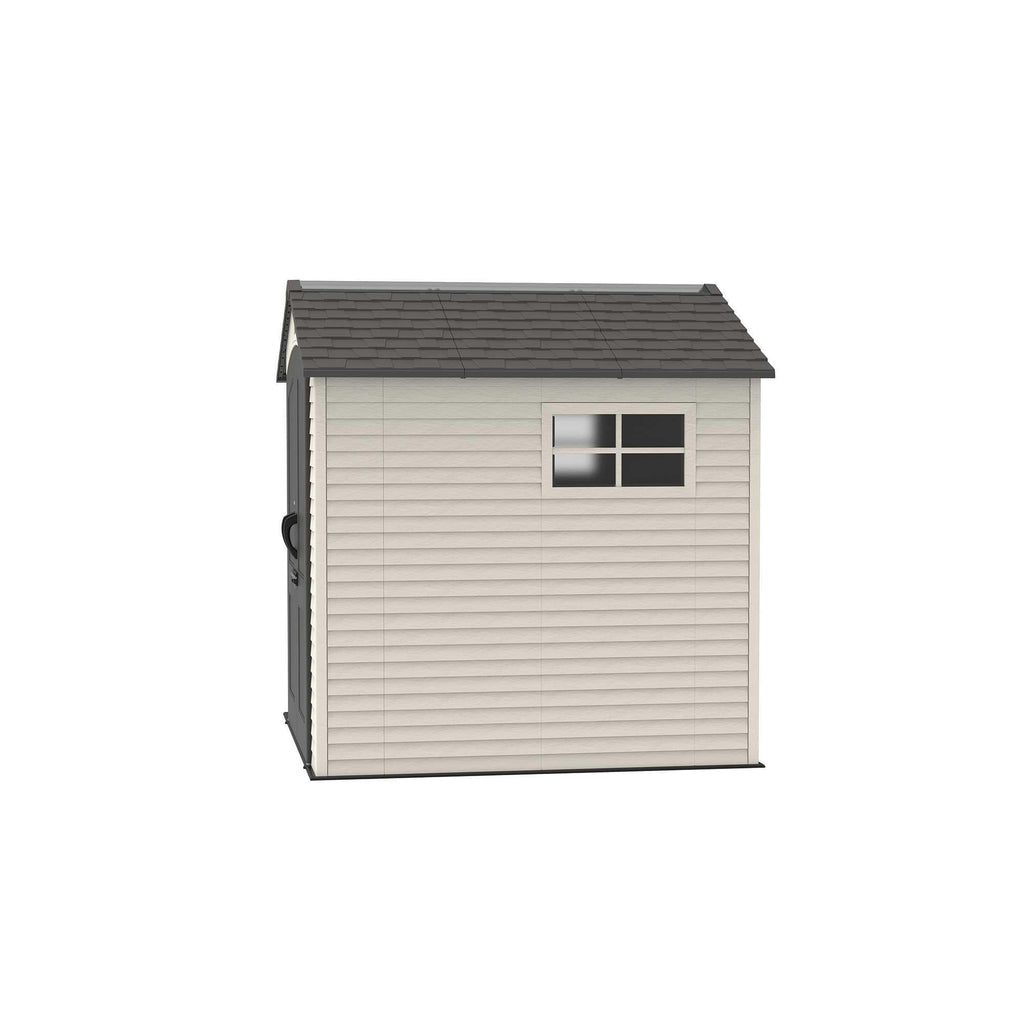 Steel-Reinforced HDPE Garden Shed 2.1 x 2.1 m (7 x 7 ft) with Two Windows - view 22