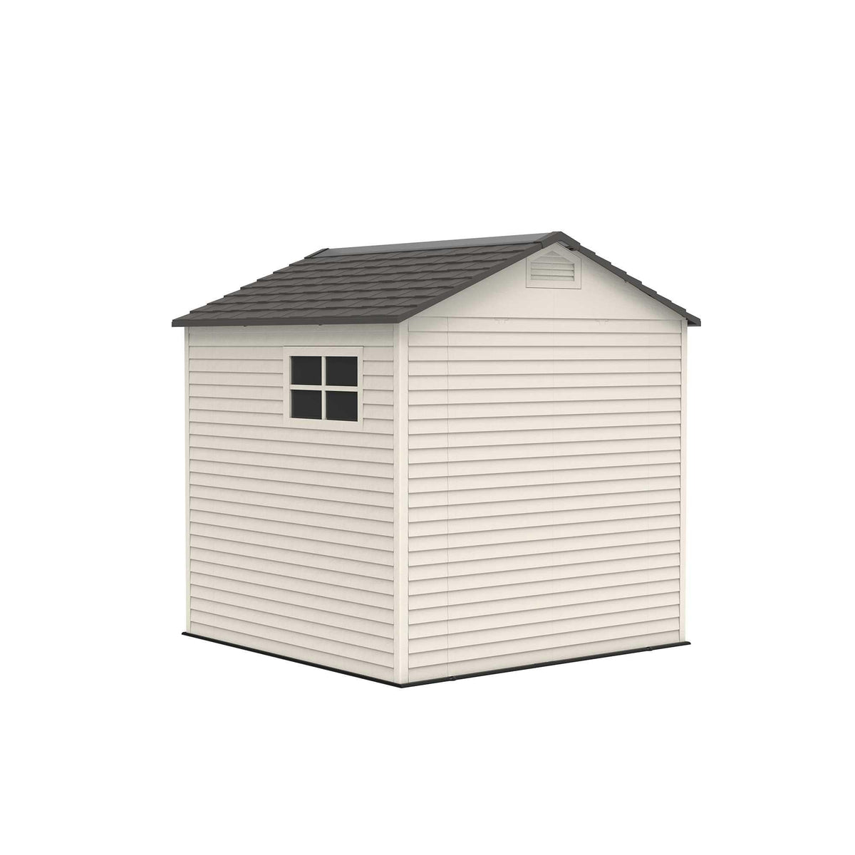 Steel-Reinforced HDPE Garden Shed 2.1 x 2.1 m (7 x 7 ft) with Two Windows - view 24