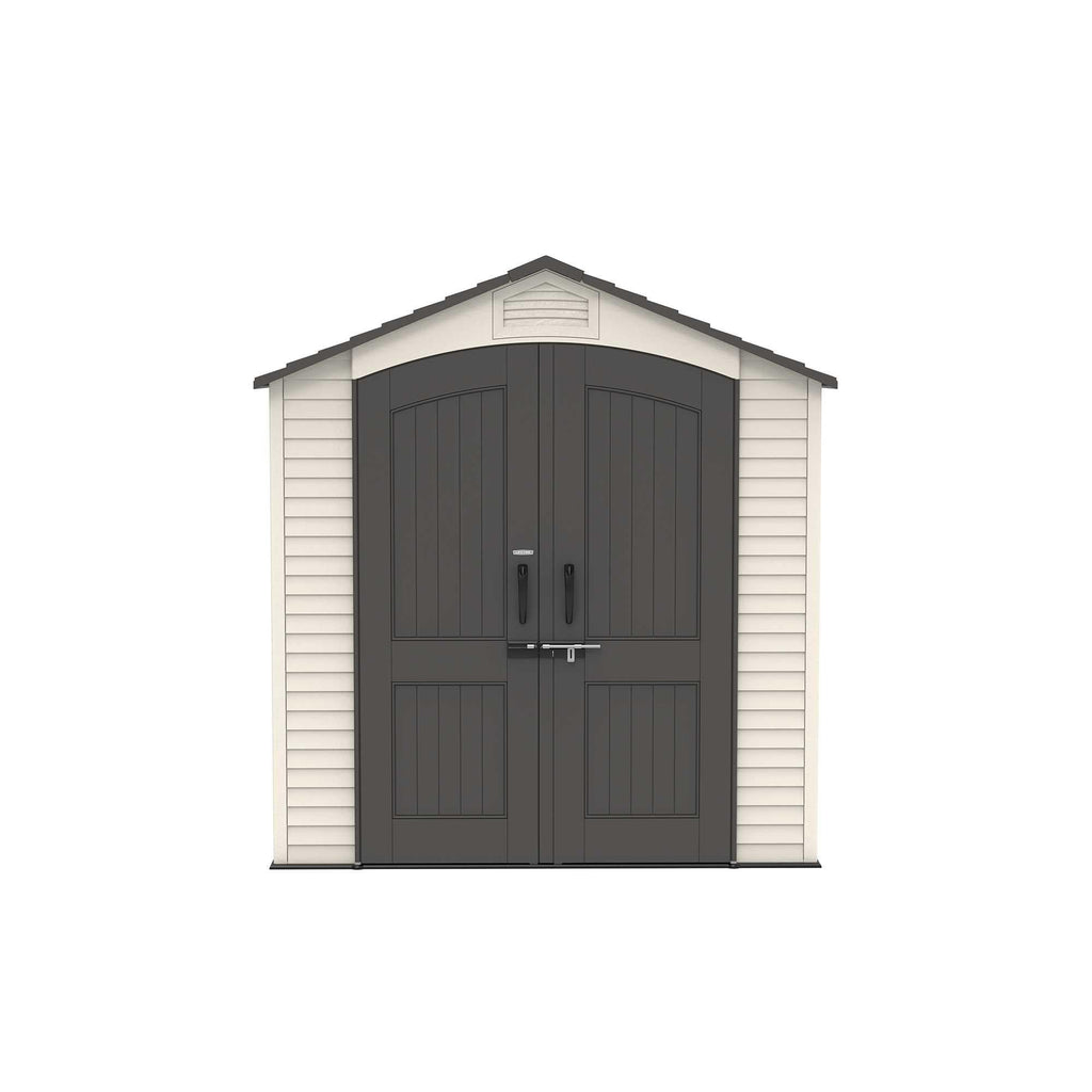 Steel-Reinforced HDPE Garden Shed 2.1 x 2.1 m (7 x 7 ft) with Two Windows - view 26
