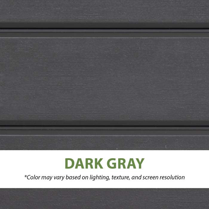 Steel-Reinforced HDPE Garden Shed 2.4 x 1.5 m (8 x 5 ft) Light Grey - image 14