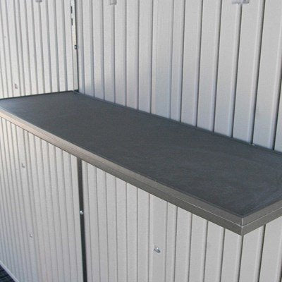 Steel-Reinforced HDPE Garden Shed 2.4 x 1.5 m (8 x 5 ft) with Window and Roof Lights - image 10