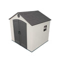 Steel-Reinforced HDPE Garden Shed 2.4 x 2.3 m (8 x 7.5 ft) with Window and Shelving - image 1