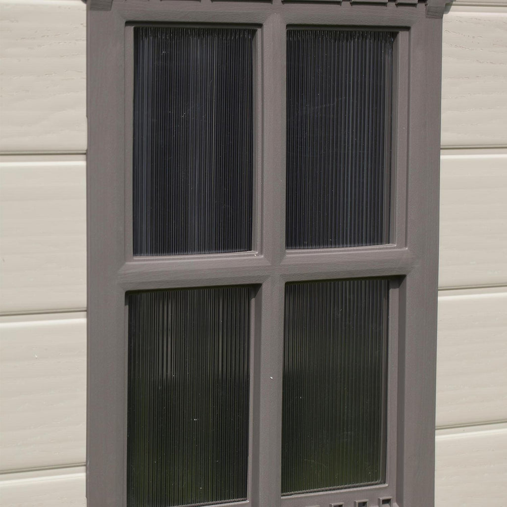 Steel-Reinforced Resin Apex Shed 1.8 x 1.8 m (6 x 6 ft) with Floor and Window - image 7
