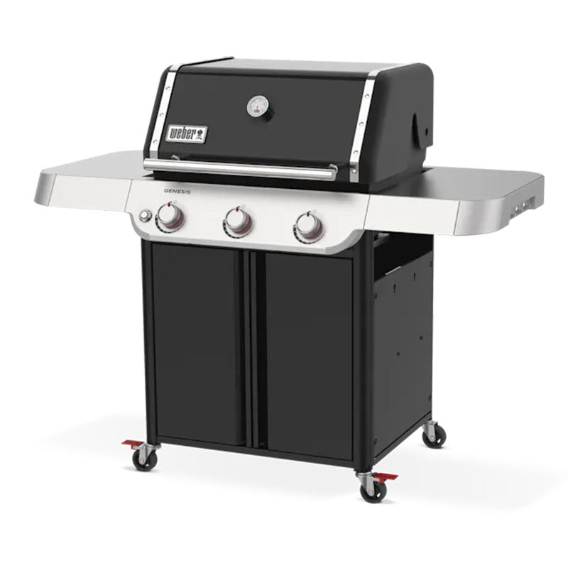 Three-burner gas barbecue with cast iron grates and warming rack - view 7