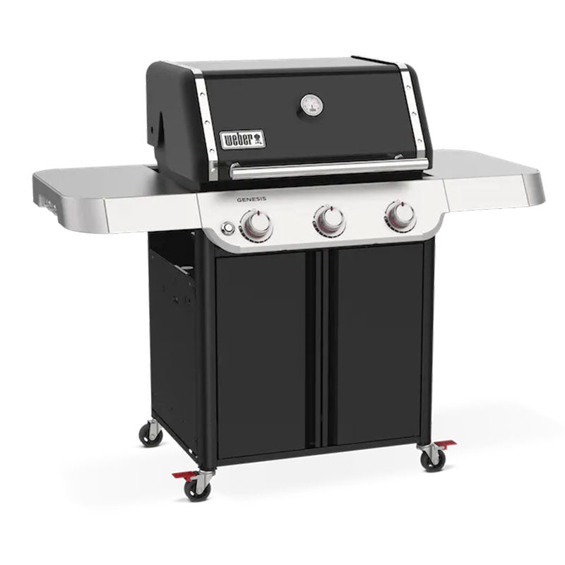 Three-burner gas barbecue with cast iron grates and warming rack - view 8