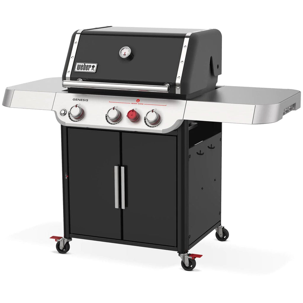 Three-Burner Gas Barbecue with Sear Zone and LED Lights - Stainless Steel