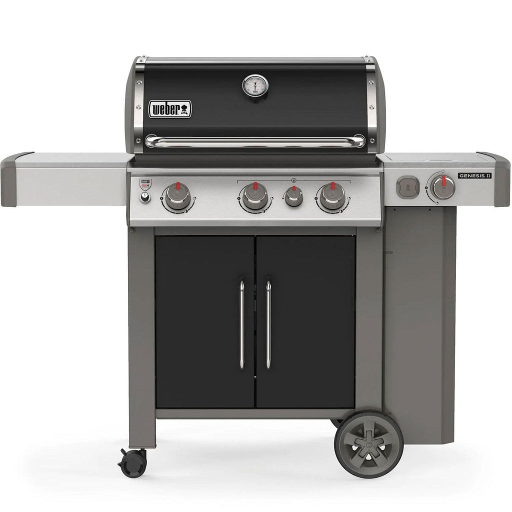 Three-burner gas barbecue with sear zone and side burner - view 2