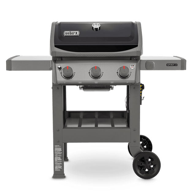 Three-Burner Gas Barbecue with Warming Rack and Open Cart 529 sq in - view 2