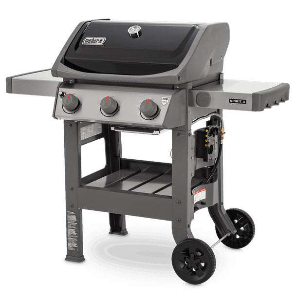 Three-Burner Gas Barbecue with Warming Rack and Open Cart 529 sq in - view 4