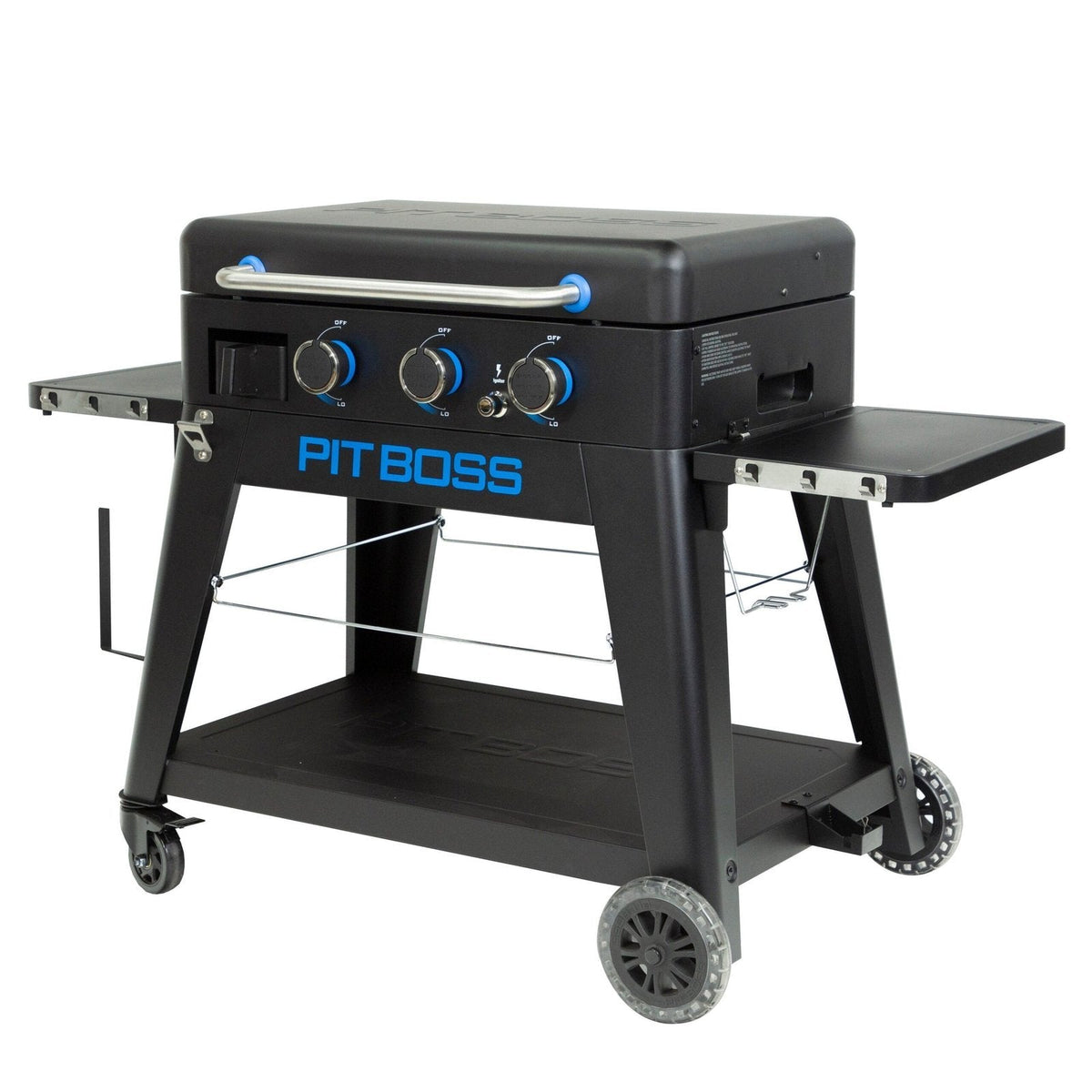 Three-Burner Gas Plancha Griddle with Ceramic Plate and Cover 10.5 kW - image 1