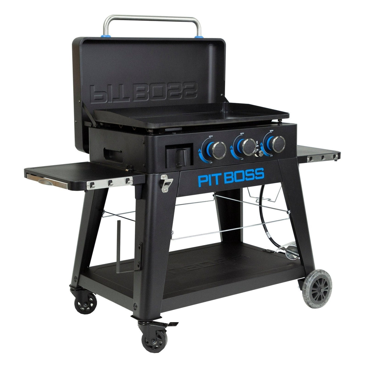Three-Burner Gas Plancha Griddle with Ceramic Plate and Cover 10.5 kW - image 9