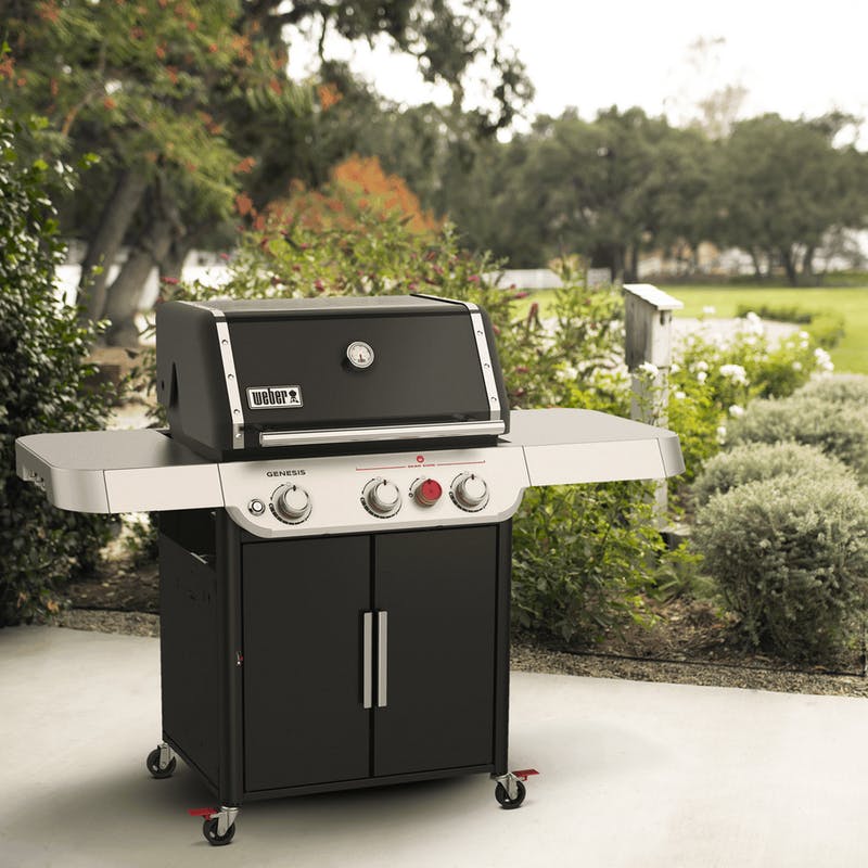 Three-burner natural gas barbecue with sear zone and prep table - view 8