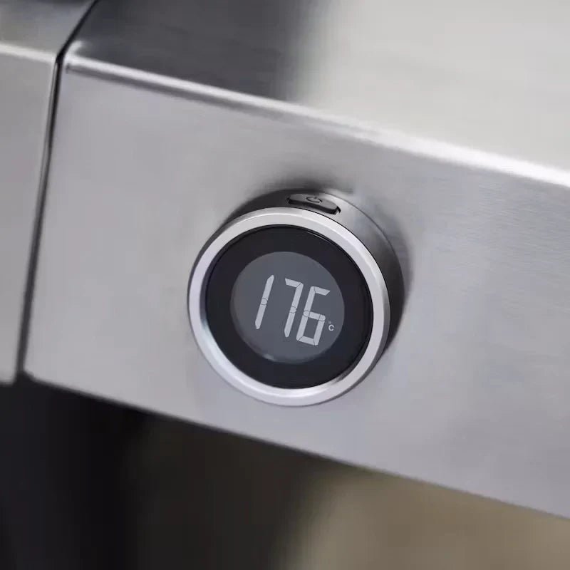 Three-burner propane gas barbecue with digital thermometer - view 5