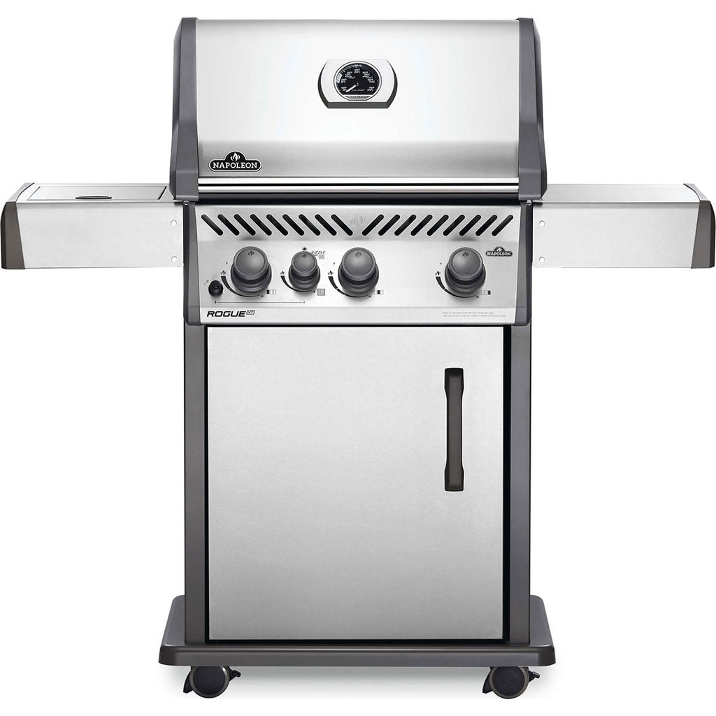 Three-Burner Propane Gas Barbecue with Infrared Side Burner 51,000 BTU - Stainless - image 1