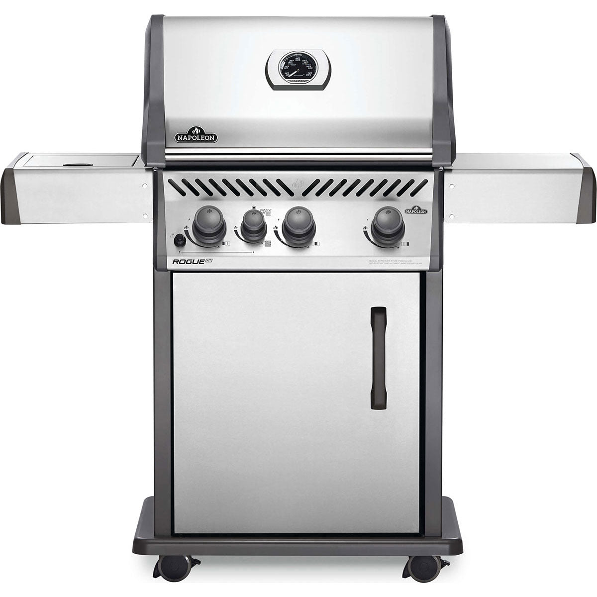 Three-Burner Propane Gas Barbecue with Infrared Side Burner 51,000 BTU - Stainless - image 1