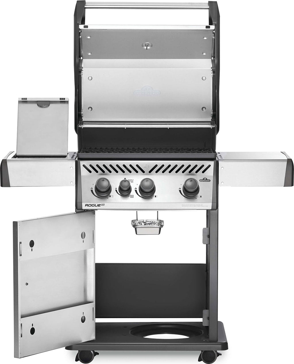 Three-Burner Propane Gas Barbecue with Infrared Side Burner 51,000 BTU - Stainless - image 4