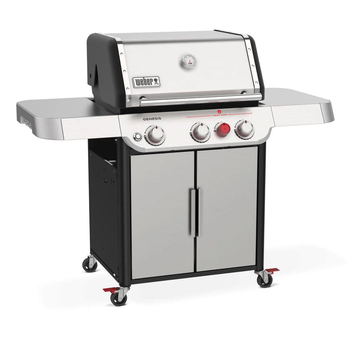 Three-Burner Propane Gas Barbecue with Sear Zone and Stainless Lid