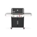 Three-burner propane gas BBQ with sear burner and side burner