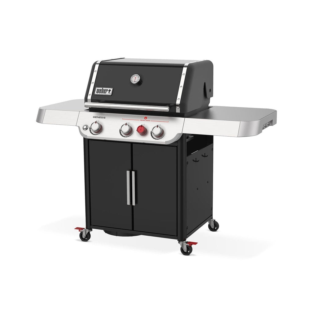 Three-burner propane gas BBQ with sear burner and side burner - view 2