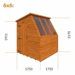 Timber Potting Shed with Front Window - image 6