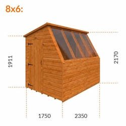 Timber Potting Shed with Front Window - image 7