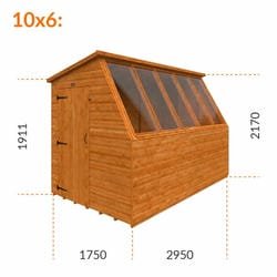 Timber Potting Shed with Front Window - image 8