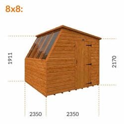 Timber Potting Shed with Right Hand Door - image 7