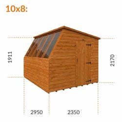 Timber Potting Shed with Right Hand Door - image 8