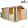 Timber Shiplap Apex Garden Shed 3 x 2.1 m (10 x 7 ft) with Double Doors - image 1