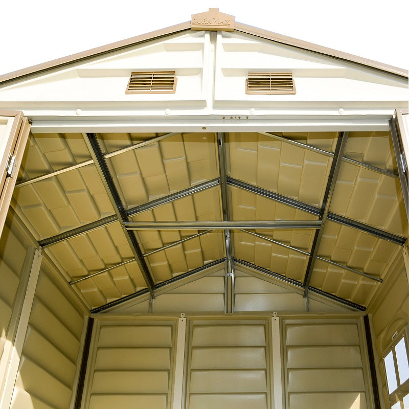 Vinyl Garden Shed 2.4 x 1.8 m (8 x 6 ft) with Foundation and Window - image 11