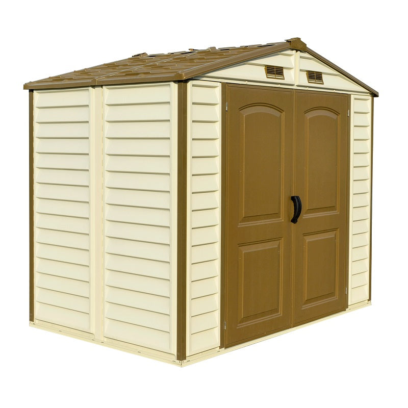 Vinyl Garden Shed 2.4 x 1.8 m (8 x 6 ft) with Foundation and Window - image 6