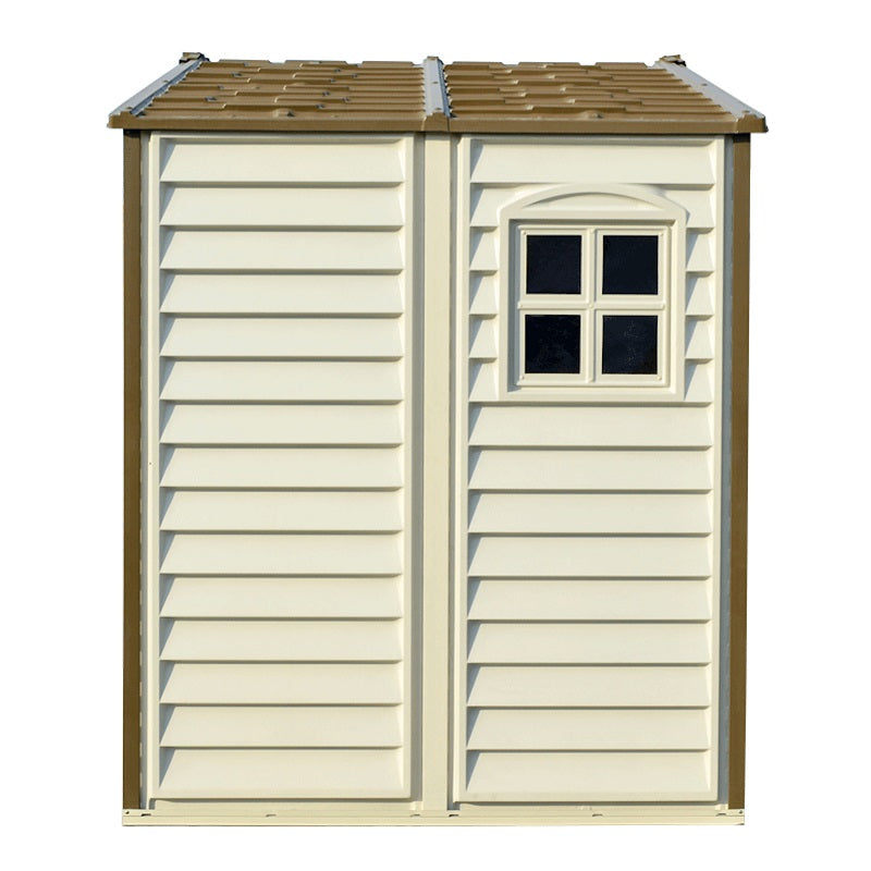 Vinyl Garden Shed 2.4 x 1.8 m (8 x 6 ft) with Foundation and Window - image 8