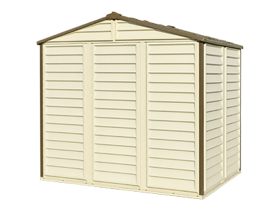 Vinyl Garden Shed 2.4 x 1.8 m (8 x 6 ft) with Foundation and Window - image 9