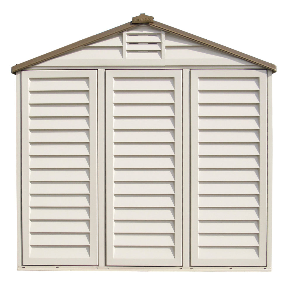 Vinyl Garden Shed 2.4 x 2.4 m (8 x 8 ft) with Metal Foundation Kit - image 9