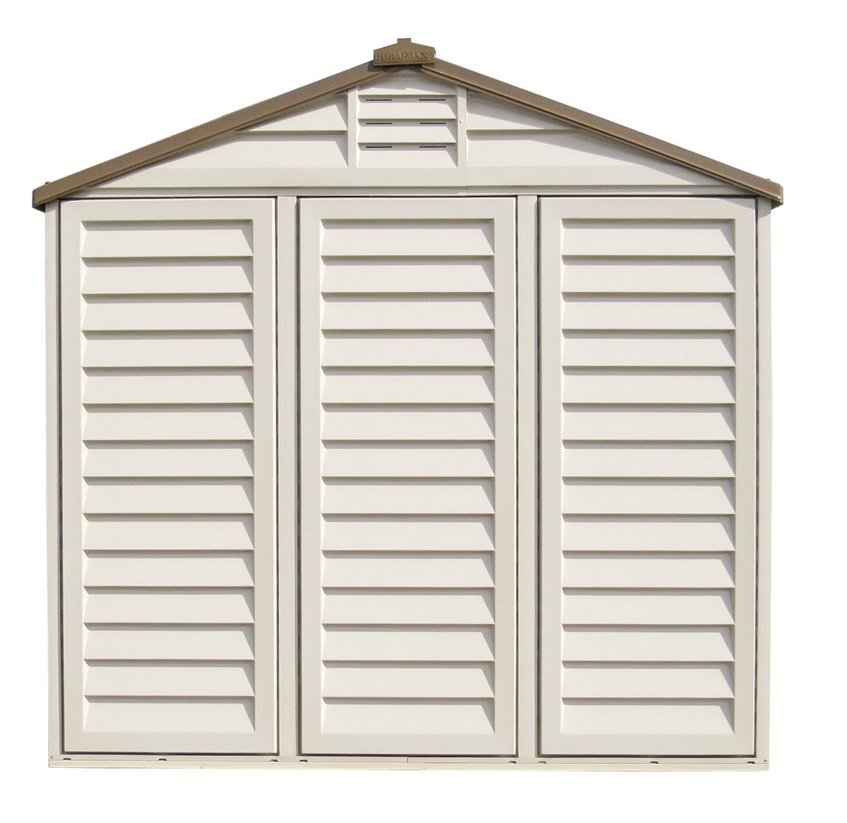 Vinyl Garden Shed 2.4 x 2.4 m (8 x 8 ft) with Metal Foundation Kit - image 9