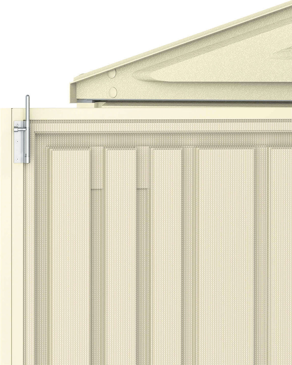 Vinyl Garden Shed 3.2 x 1.6 m (10.5 x 5 ft) with Foundation Kit - Ivory - image 10