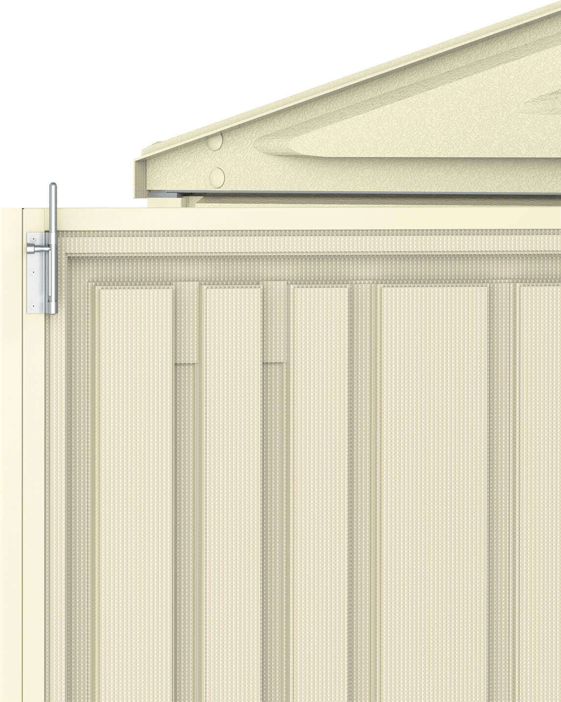 Vinyl Garden Shed 3.2 x 1.6 m (10.5 x 5 ft) with Foundation Kit - Ivory - image 10