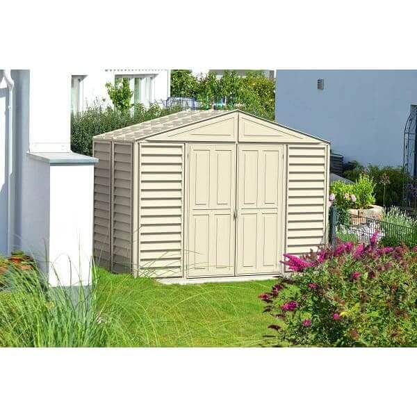 Vinyl Garden Shed 3.2 x 1.6 m (10.5 x 5 ft) with Foundation Kit - Ivory - image 12
