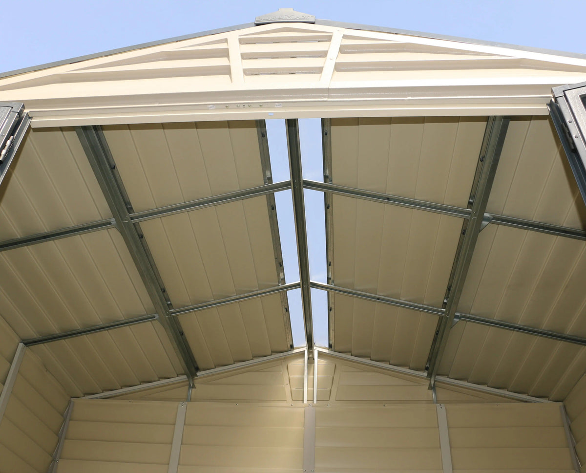 Vinyl Garden Shed 3.2 x 2.4 m (10.5 x 8 ft) with Moulded Floor and Roof Light - image 11