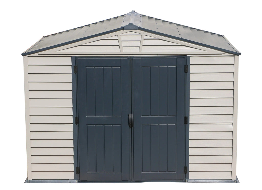 Vinyl Garden Shed 3.2 x 2.4 m (10.5 x 8 ft) with Moulded Floor and Roof Light - image 3