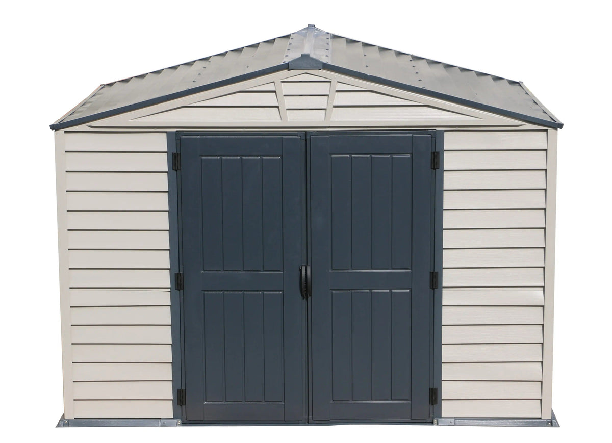 Vinyl Garden Shed 3.2 x 2.4 m (10.5 x 8 ft) with Moulded Floor and Roof Light - image 3
