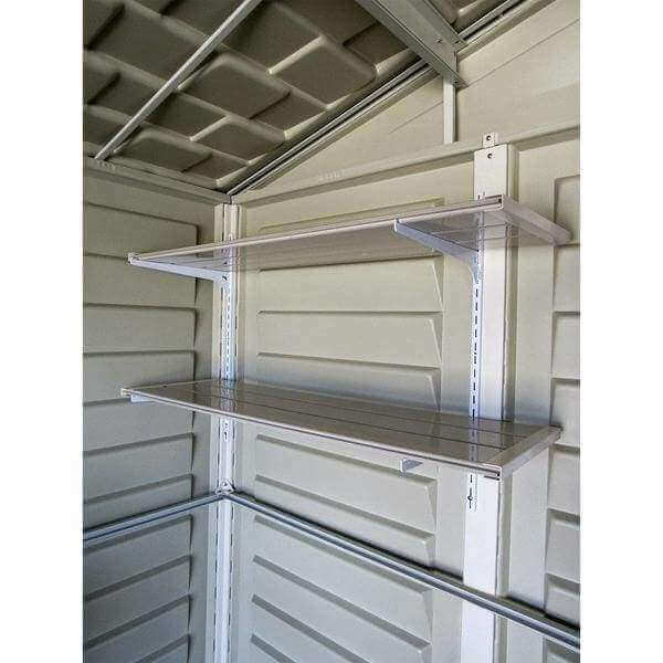 Vinyl Garden Shed 3.2 x 2.5 m (10.5 x 8 ft) with Foundation Kit - image 3