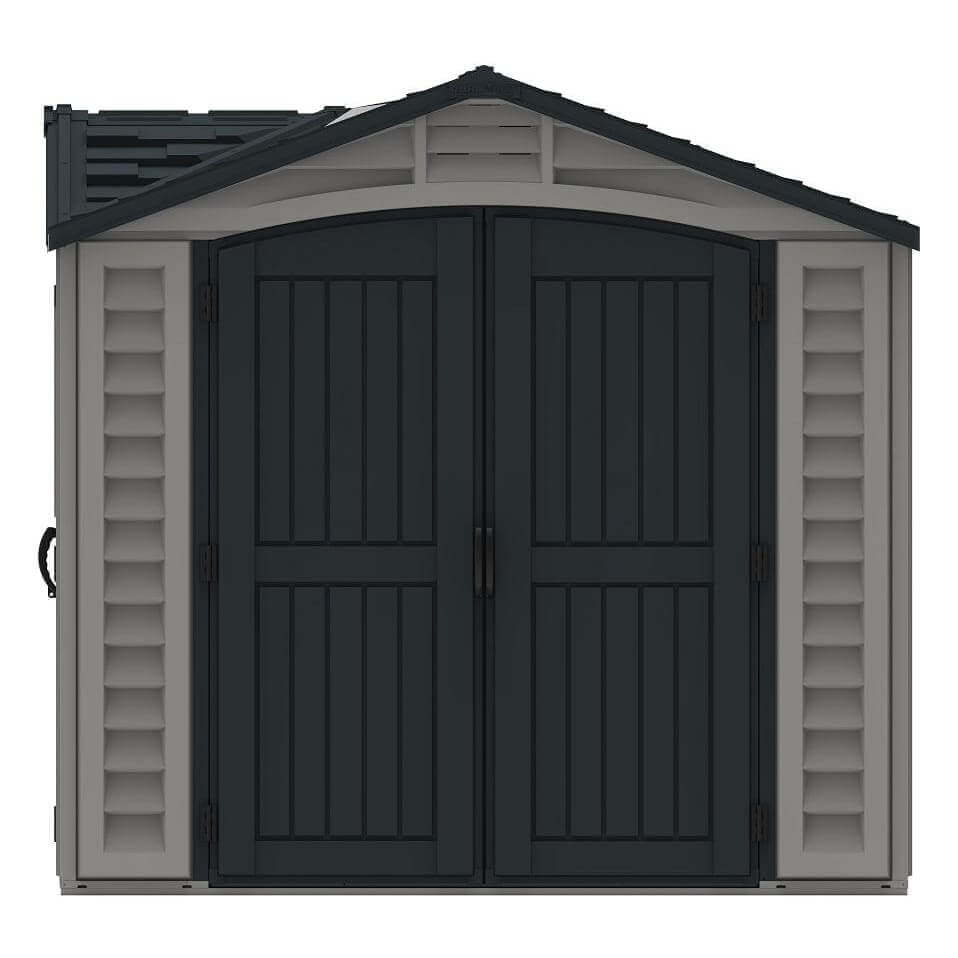 Vinyl Garden Shed 3.2 x 2.5 m (10.5 x 8 ft) with Side Doors and 2 Windows - image 2