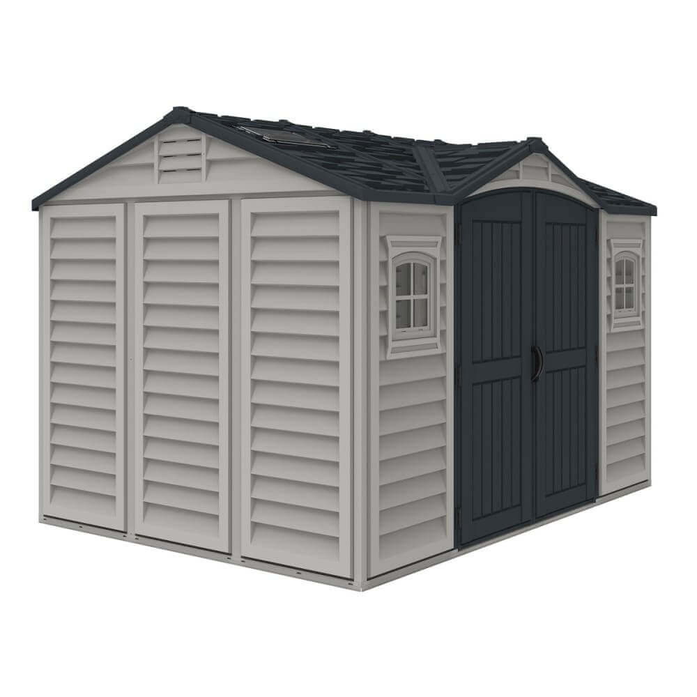 Vinyl Garden Shed 3.2 x 2.5 m (10.5 x 8 ft) with Side Doors and 2 Windows - image 3