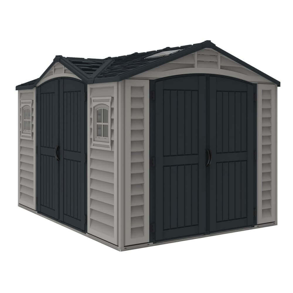 Vinyl Garden Shed 3.2 x 2.5 m (10.5 x 8 ft) with Side Doors and 2 Windows - image 4